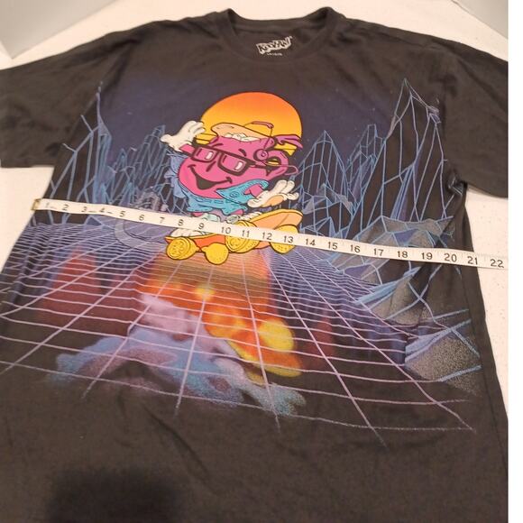 Kool-Aid Full Front Graphic T-Shirt Men's Large Black Mad Engine - Picture 5 of 5